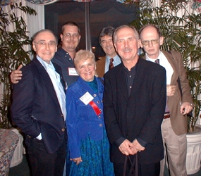 Bob, David Sherman, Joan Hansen (who created "Men of Mystery" and somehow gets it all done), authors Dick Lochte, David Morrell and Tom Nolan.